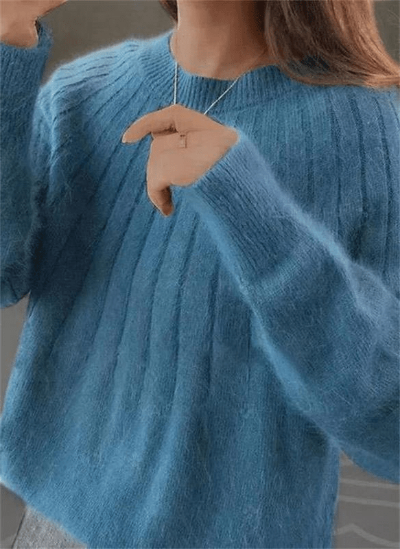 Soft Cashmere Knitted Sweater for Women - Warm and Luxury - Coldesk