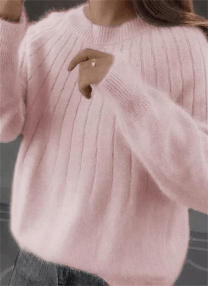 Soft Cashmere Knitted Sweater for Women - Warm and Luxury - Coldesk