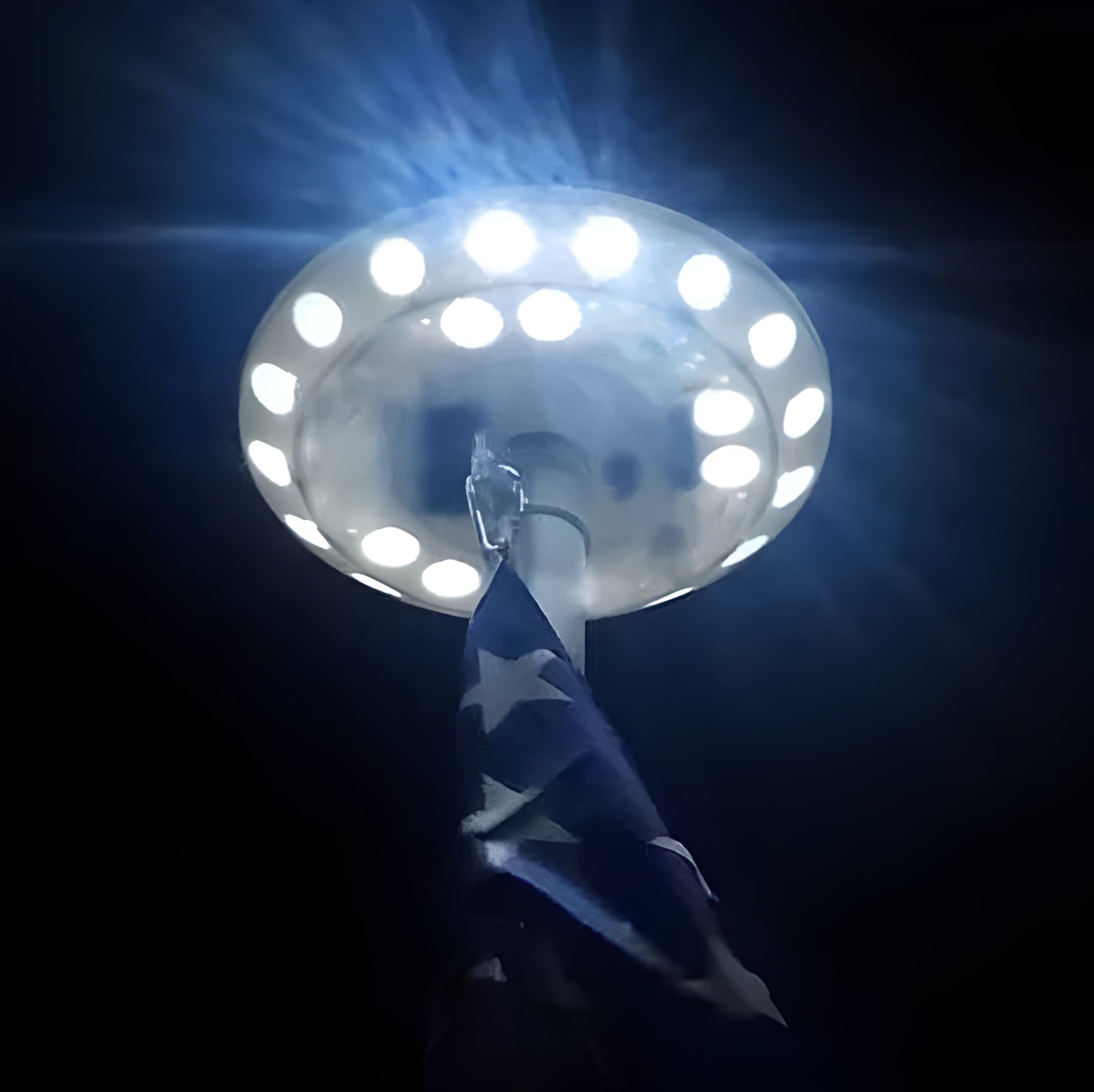 Solar Powered Flagpole Lights - All Night Long Last Flag Pole Lights - LED - Coldesk