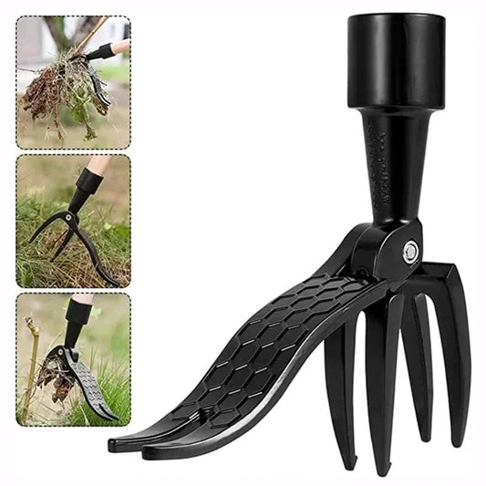 Stainless Steel Adjustable Long Handle Detachable Weed Puller - Coldesk