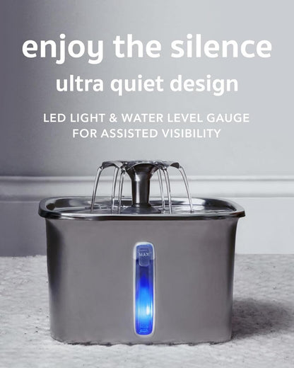 Stainless Steel Cat Water Fountain - Coldesk
