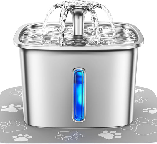 Stainless Steel Cat Water Fountain - Coldesk