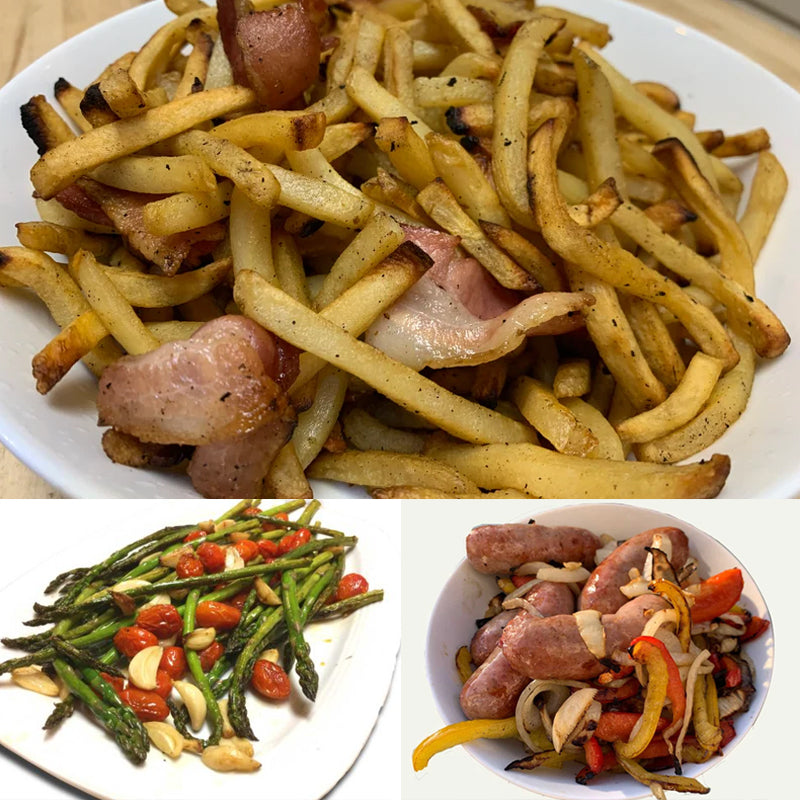 Stainless Steel Rolling BBQ Grill Basket - Coldesk