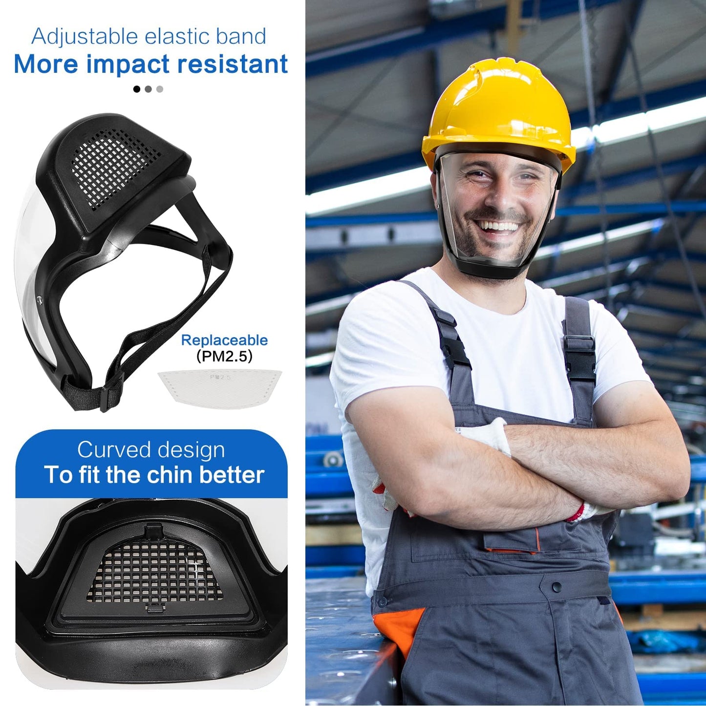 Super Protective Anti-fog Face Shield - Coldesk