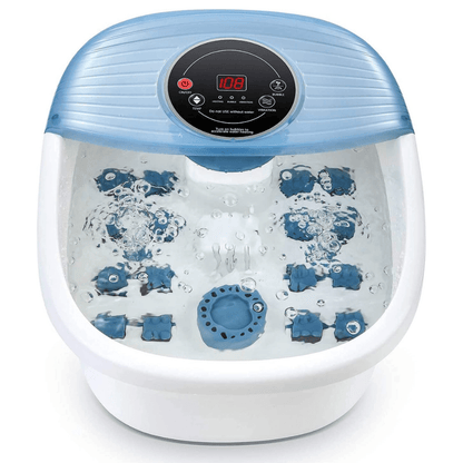 Temperature Controlled Foot Bubble Bath Vibration Massager - Coldesk