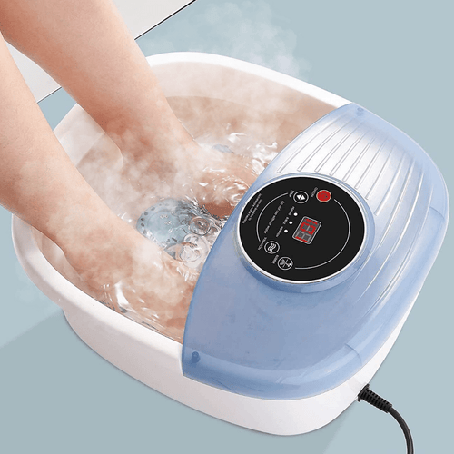Temperature Controlled Foot Bubble Bath Vibration Massager - Coldesk