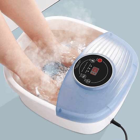 Temperature Controlled Foot Bubble Bath Vibration Massager - Coldesk