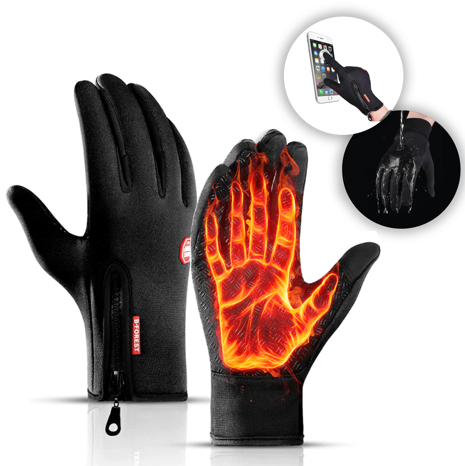 Thermal Gloves - Unisex Touch Screen Winter Gloves - Coldesk