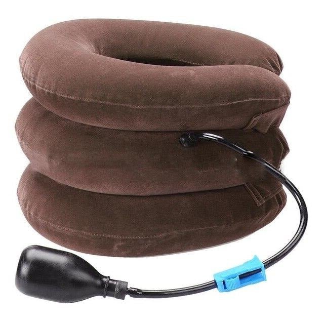 Three Layers Cervical Neck Traction Inflatable Pillow - Coldesk
