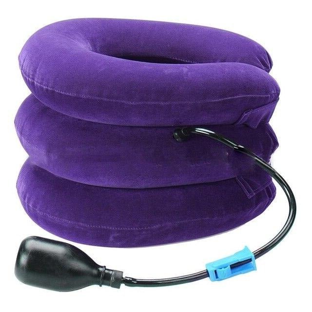Three Layers Cervical Neck Traction Inflatable Pillow - Coldesk