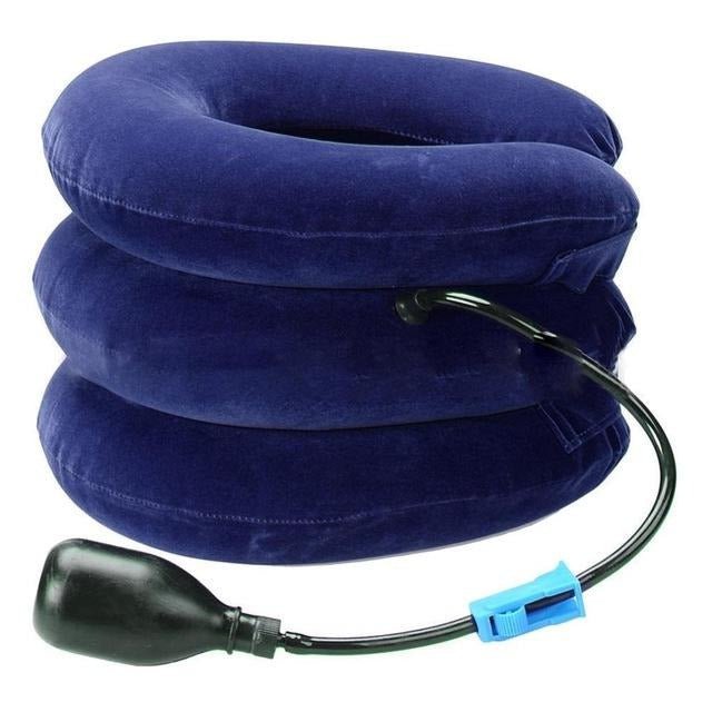 Three Layers Cervical Neck Traction Inflatable Pillow - Coldesk