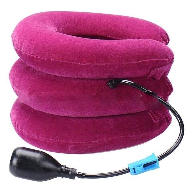 Three Layers Cervical Neck Traction Inflatable Pillow - Coldesk