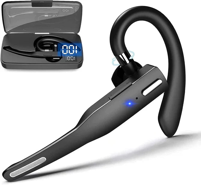 Trucker Dual Mic Wireless Bluetooth 5.1 Noise Cancelling Headset/Earpiece - Coldesk