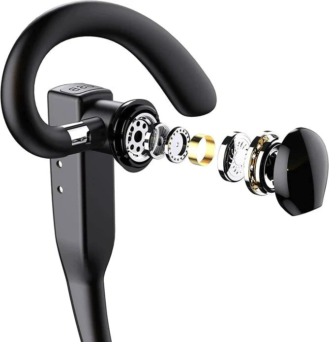 Trucker Dual Mic Wireless Bluetooth 5.1 Noise Cancelling Headset/Earpiece - Coldesk