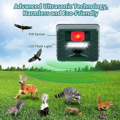 Ultrasonic Bird Repeller for Woodpeckers Outdoor Pest Control Device - Coldesk
