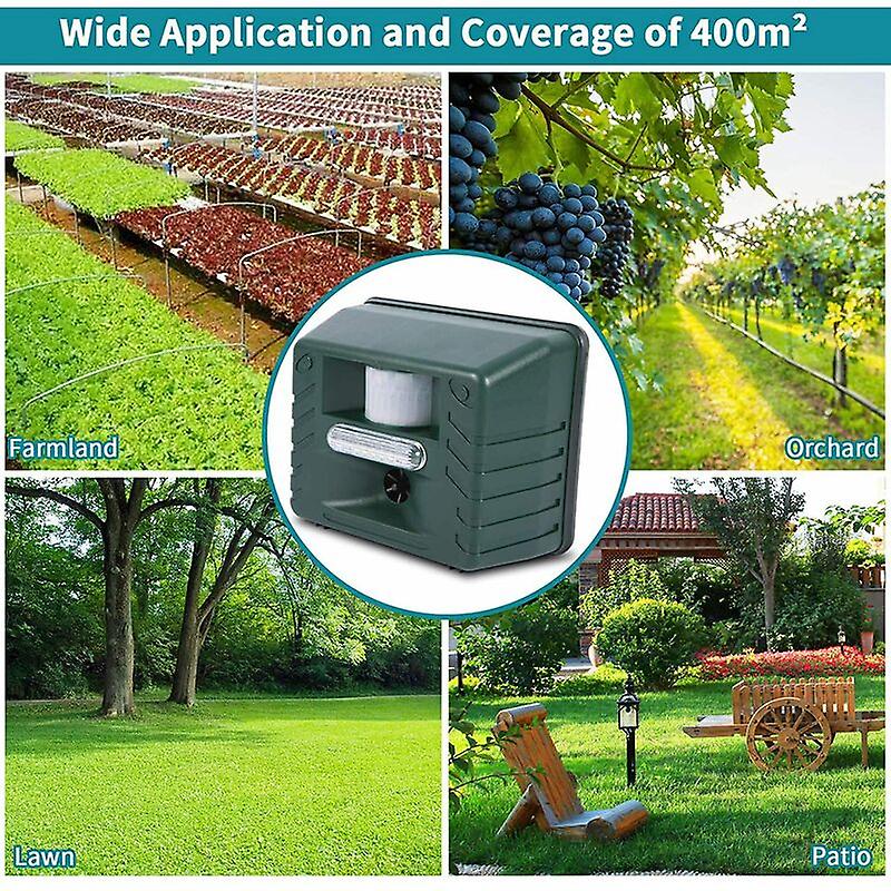Ultrasonic Bird Repeller for Woodpeckers Outdoor Pest Control Device - Coldesk