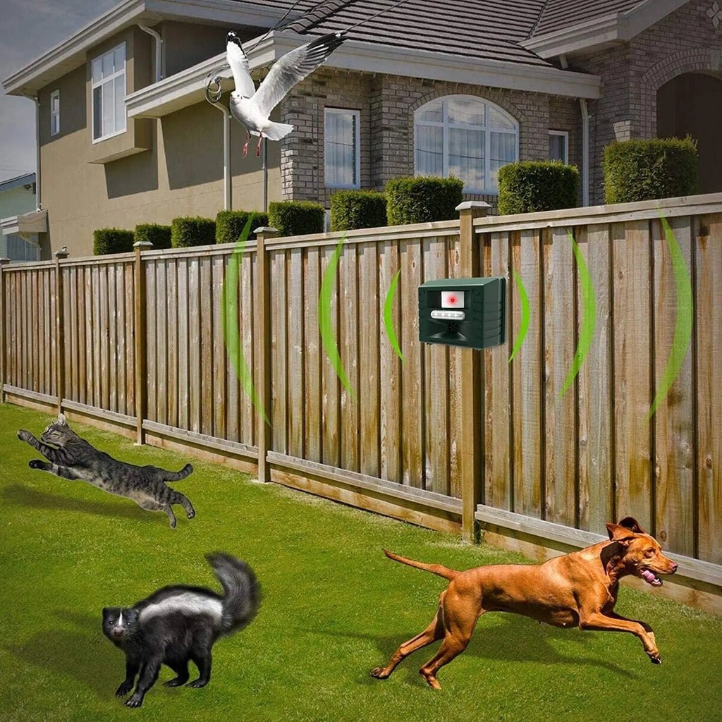 Ultrasonic Bird Repeller for Woodpeckers Outdoor Pest Control Device - Coldesk