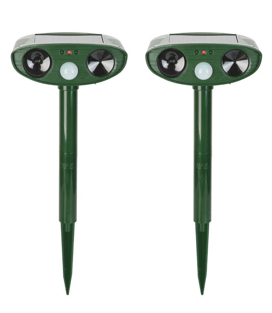 Ultrasonic Chipmunk Repeller - Solar Powered - Get Rid of Chipmunks in 48 Hours - Coldesk