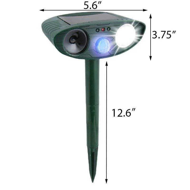Ultrasonic Chipmunk Repeller - Solar Powered - Get Rid of Chipmunks in 48 Hours - Coldesk