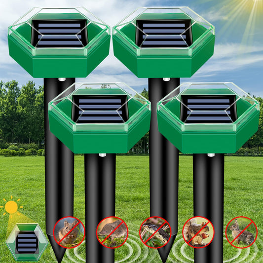 Ultrasonic Mole Repellent 4-Pack - Coldesk