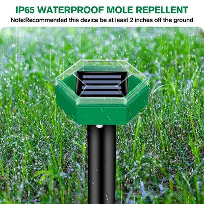 Ultrasonic Mole Repellent 4-Pack - Coldesk
