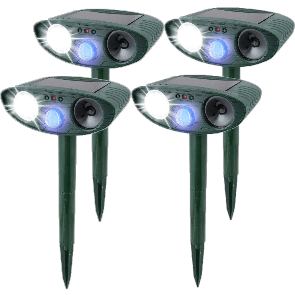 Ultrasonic Rabbit Repeller – Solar Powered and Flashing Light – Get Rid of Rabbits - Coldesk