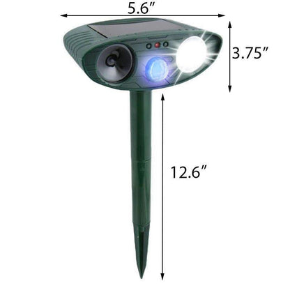 Ultrasonic Rabbit Repeller – Solar Powered and Flashing Light – Get Rid of Rabbits - Coldesk