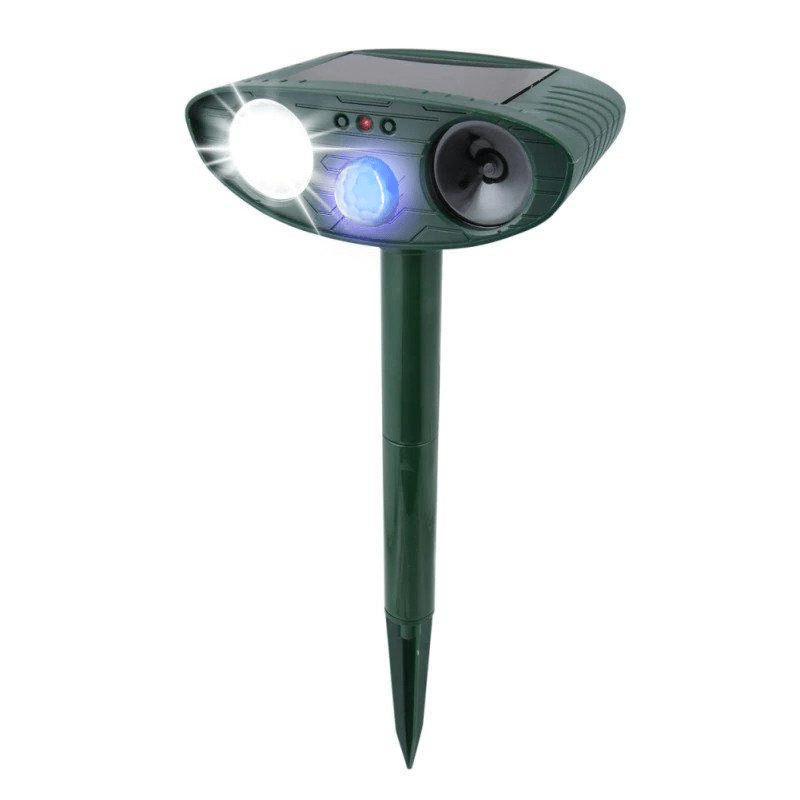 Ultrasonic Rabbit Repeller – Solar Powered and Flashing Light – Get Rid of Rabbits - Coldesk