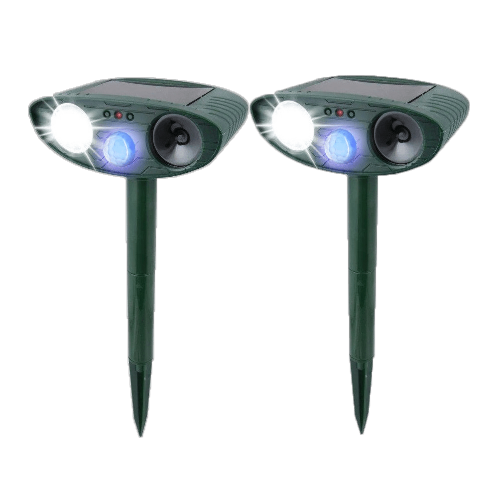 Ultrasonic Rabbit Repeller – Solar Powered and Flashing Light – Get Rid of Rabbits - Coldesk