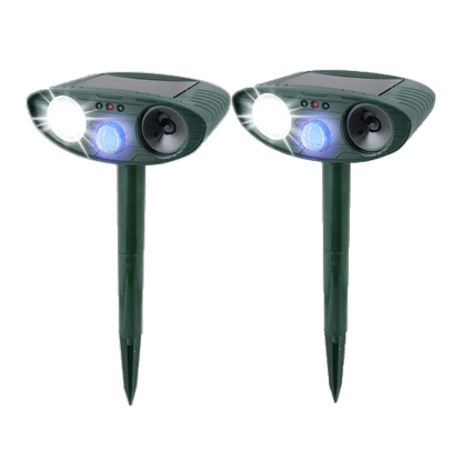 Ultrasonic Rabbit Repeller – Solar Powered and Flashing Light – Get Rid of Rabbits - Coldesk