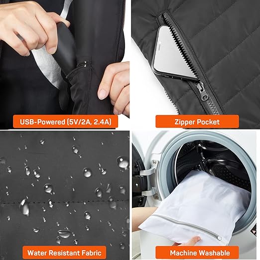 Unisex Heated Vest - Coldesk