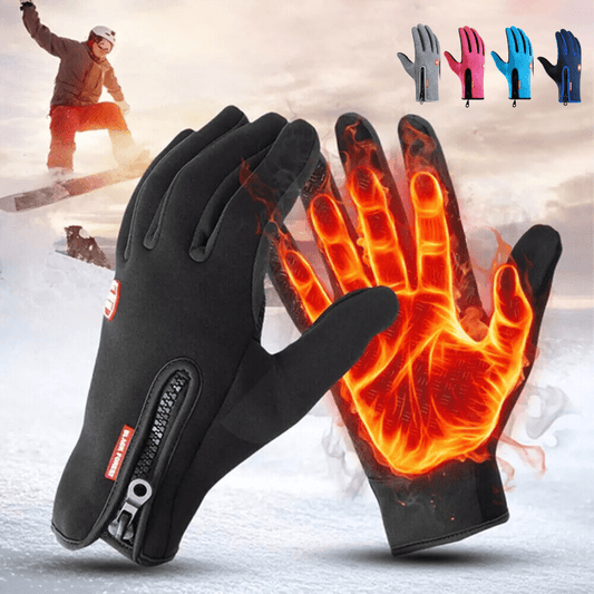 Unisex Heated Winter Sports Thermal Hand Gloves - Coldesk