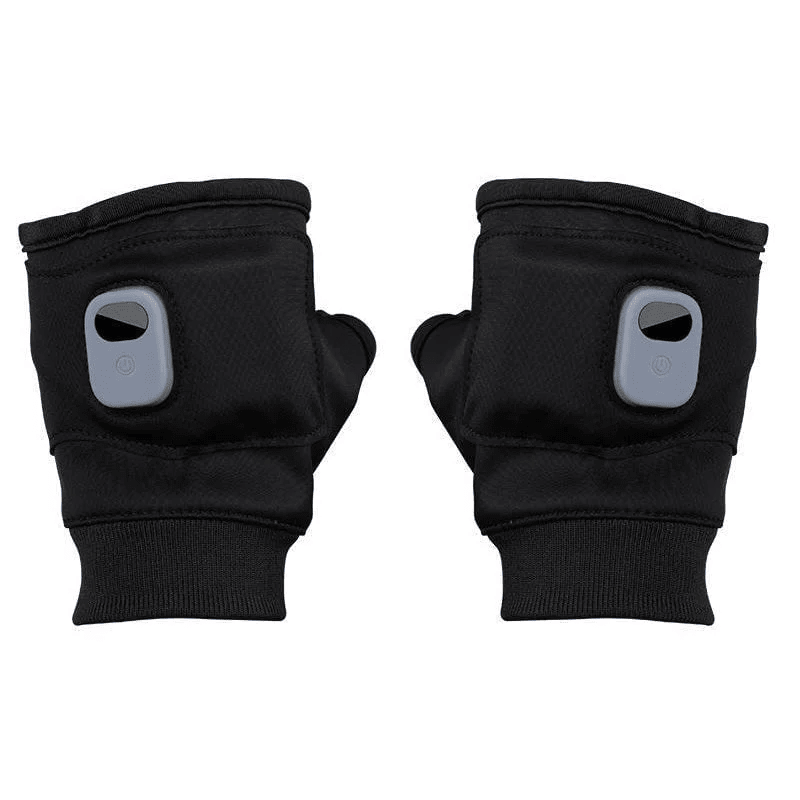 USB Rechargeable Heated Fingerless Gloves - Coldesk