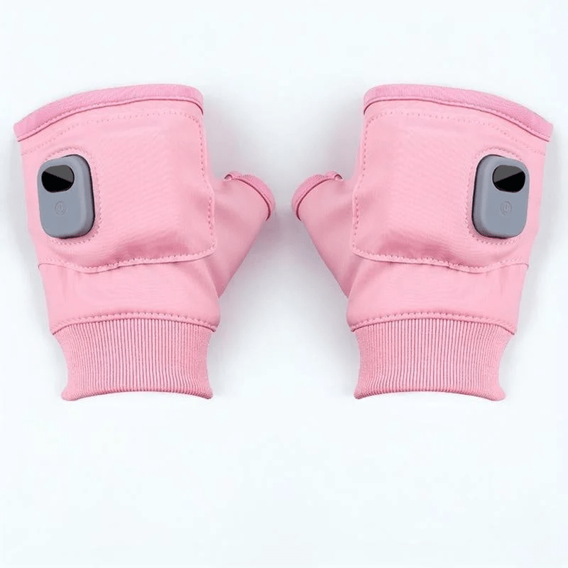 USB Rechargeable Heated Fingerless Gloves - Coldesk