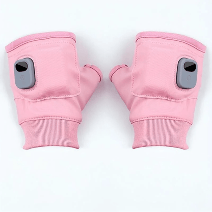 USB Rechargeable Heated Fingerless Gloves - Coldesk