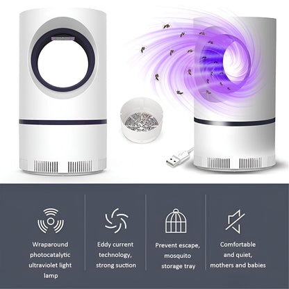 UV Light Insect Trap - Indoor/Outdoor Mosquito Fly Killer - Coldesk