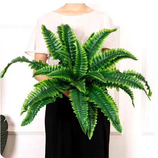 UV Resistant Lifelike Artificial Boston Fern For Outdoors - Coldesk