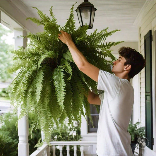 UV Resistant Lifelike Artificial Boston Fern For Outdoors - Coldesk