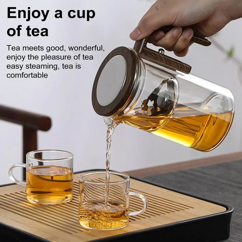 Water Separation Glass Teapot - Coldesk