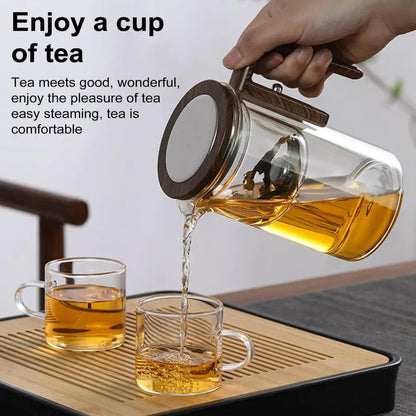 Water Separation Glass Teapot - Coldesk