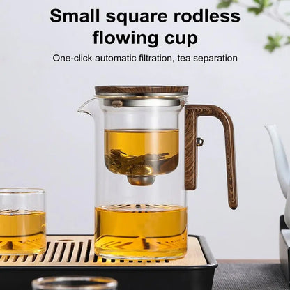 Water Separation Glass Teapot - Coldesk