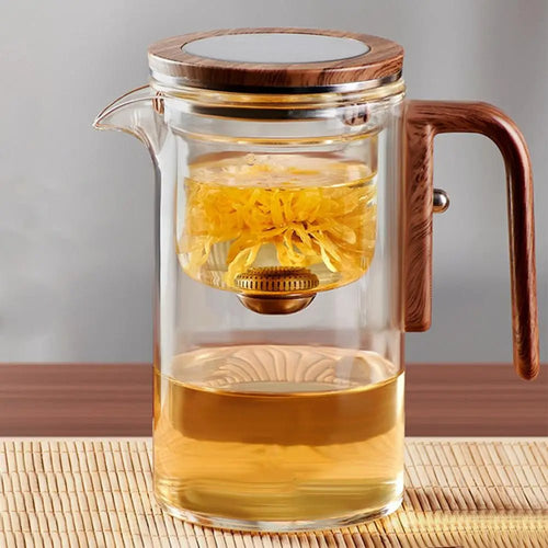 Water Separation Glass Teapot - Coldesk