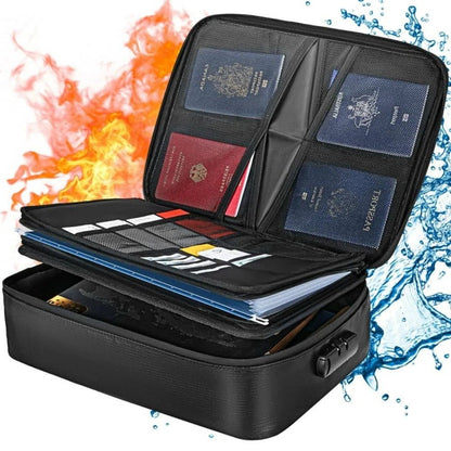 Waterproof Fireproof Document Cash Safe Bag - Coldesk