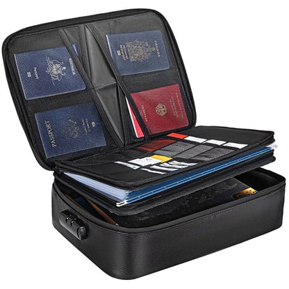 Waterproof Fireproof Document Cash Safe Bag - Coldesk