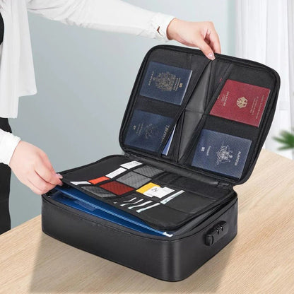 Waterproof Fireproof Document Cash Safe Bag - Coldesk