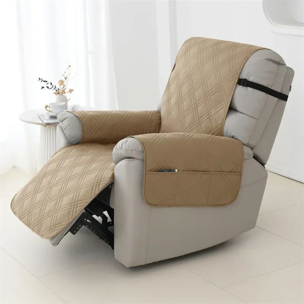 Waterproof Quilted Recliner Arm Chair Slip Cover - Coldesk