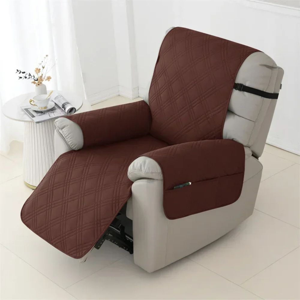 Waterproof Quilted Recliner Arm Chair Slip Cover - Coldesk