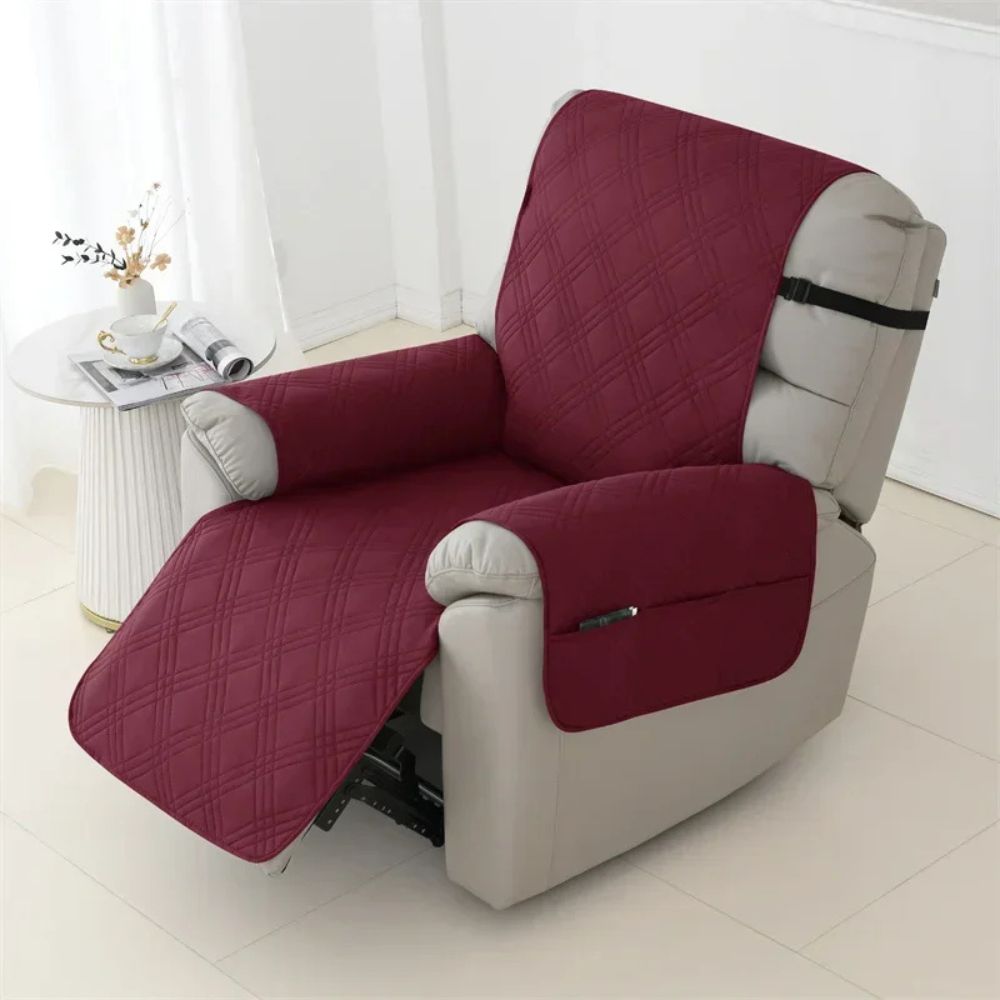Waterproof Quilted Recliner Arm Chair Slip Cover - Coldesk