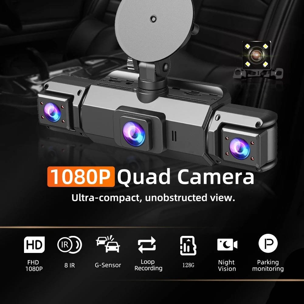 Wireless Car Dash Cam Front And Rear With Night Vision - Coldesk