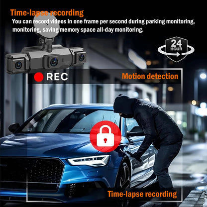Wireless Car Dash Cam Front And Rear With Night Vision - Coldesk